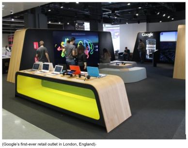Google firsr ever retail outlet in London